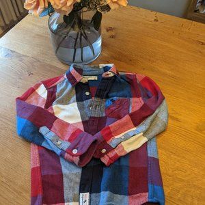 Abercrombie kids flannel shirt 5/6